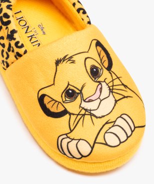 Chaussons garçon en jersey imprimé Simba - Roi Lion vue6 - ROI LION - GEMO
