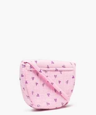 Sac fille en gaze de coton avec chouchou pour les cheveux assorti vue2 - GEMO (ENFANT) - GEMO
