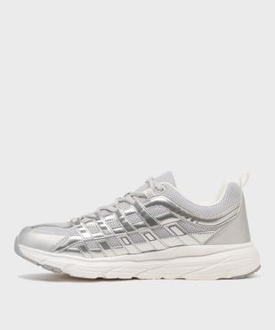 Baskets de running légères en mesh homme - 5 Miles vue3 - 5 MILES - GEMO