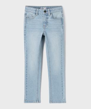 Jean Slim avec taille ajustable fille vue1 - GEMO 4G GARCON - GEMO