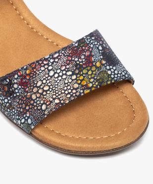 Sandales confort avec bride multicolore femme vue6 - G'FLEX - GEMO