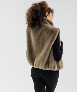 Gilet sans manches en fourrure imitation femme vue4 - GEMO 4G FEMME - GEMO