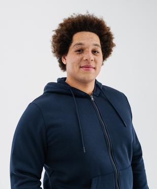 Sweat zippé à capuche homme vue8 - GEMO 4G HOMME - GEMO