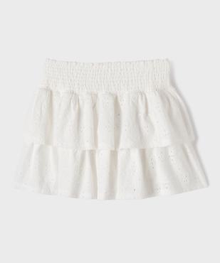Jupe à volants avec doublure short invisible fille vue3 - GEMO (JUNIOR) - GEMO