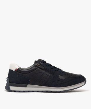 Baskets basses à zip et lacets avec semelle confortable homme vue1 - RELIFE - GEMO