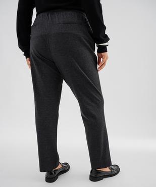 Pantalon en maille souple et extensible femme grande taille vue3 - GEMO (G TAILLE) - GEMO