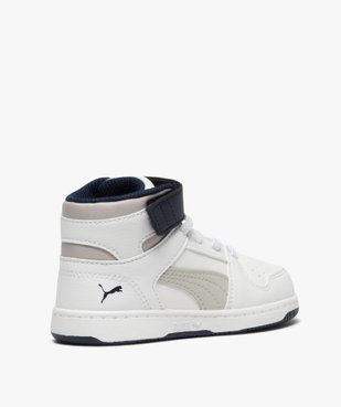 Baskets garçon semi-montantes bicolores - Puma vue4 - PUMA - GEMO