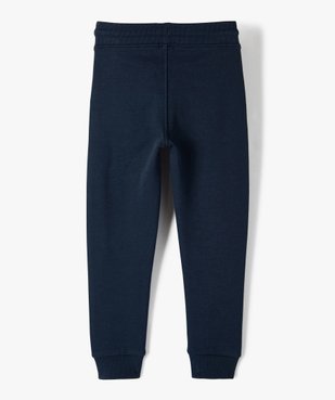 Pantalon de jogging avec intérieur molletonné garçon vue3 - GEMO (ENFANT) - GEMO