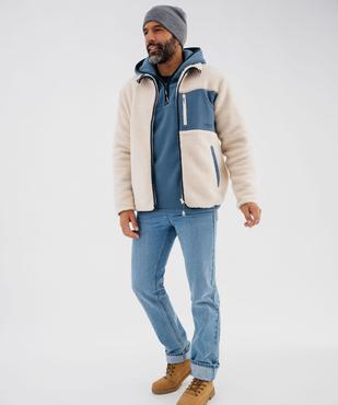 Veste zippée en sherpa homme - Roadsign vue10 - ROADSIGN G4G - GEMO
