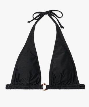 Haut de maillot de bain femme forme triangle vue4 - GEMO 4G FEMME - GEMO