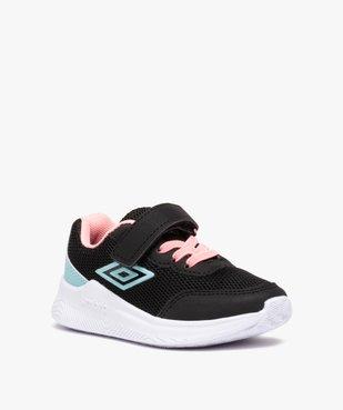 Baskets fille en mesh à lacets et scratch – Umbro Loran vue2 - UMBRO - GEMO