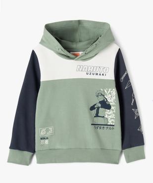 Sweat à capuche à motif manga garçon - Naruto vue1 - NARUTO - GEMO