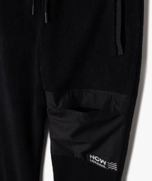 Pantalon jogging en polaire garçon vue2 - GEMO (JUNIOR) - GEMO
