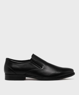 Derbies slip-on en cuir imitation lisse homme - Mario Baldano vue1 - MARIO BALDANO - GEMO