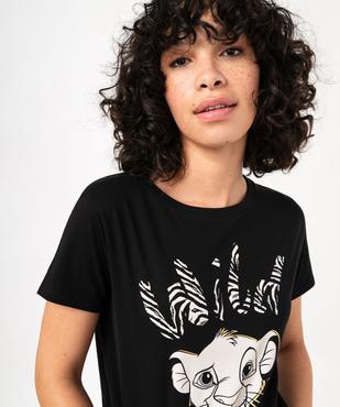 Tee-shirt à manches courtes avec motif Roi Lion femme - Disney vue2 - ROI LION - GEMO
