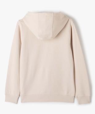 Sweat garçon à capuche en molleton chaud imprimé vue4 - GEMO (JUNIOR) - GEMO