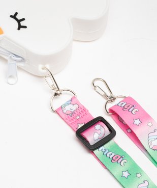 Pochette forme licorne avec bandoulière amovible fille vue3 - GEMO (ACCESS) - GEMO