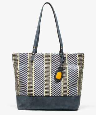 Sac cabas femme en textile multicolore vue2 - GEMO (ACCESS) - GEMO