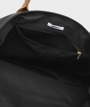 Sac à main zippé forme cabas à grandes anses femme  vue3 - GEMO (ACCESS) - GEMO