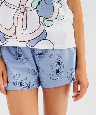 Pyjashort à motif Stitch femme - Disney vue3 - LILO & STITCH - GEMO