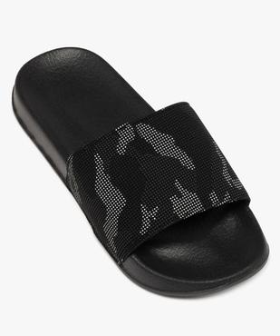 Mules de piscine à motif camouflage garçon vue5 - GEMO (PLAGE) - GEMO