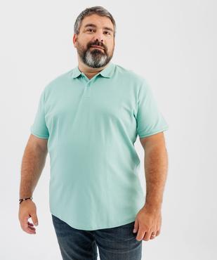 Polo à manches courtes en maille piquée homme vue9 - GEMO 4G HOMME - GEMO