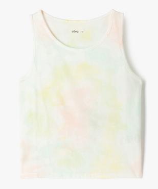 Haut de pyjama débardeur effet tie and dye fille vue1 - GEMO 4G FILLE - GEMO