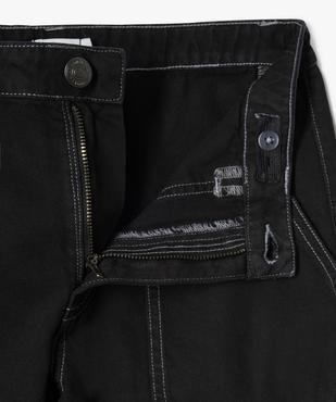 Pantalon parachute avec surpiqûres garçon vue3 - GEMO (JUNIOR) - GEMO