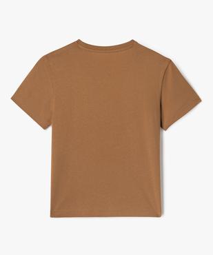 Tee-shirt manches courtes avec motif exotique garçon vue3 - GEMO (ENFANT) - GEMO