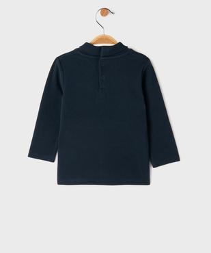 Tee-shirt manches longues à col roulé en matière chaude bébé garçon vue3 - GEMO 4G BEBE - GEMO