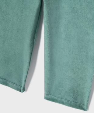 Pyjama 2 pièces en velours avec motif biche brodé bébé fille vue3 - GEMO 4G BEBE - GEMO