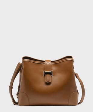 Sac besace multicompartiment à bandoulière amovible femme vue1 - GEMO (ACCESS) - GEMO