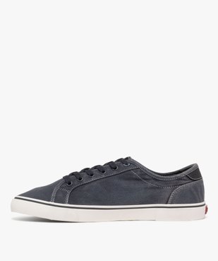 Baskets en toile patinée homme - Schott vue3 - SCHOTT - GEMO