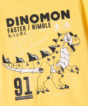 Tee-shirt à manches courtes à motifs dinosaures garçon vue2 - GEMO 4G GARCON - GEMO