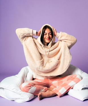 Veste d'intérieur polaire femme vue1 - GEMO(HOMWR FEM) - GEMO