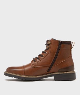 Low-boots à bout droit à lacets homme - Redskins vue3 - REDSKINS - GEMO