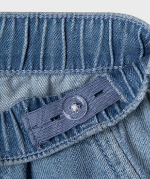 Bermuda en jean avec taille ajustable bébé garçon vue3 - GEMO(BEBE DEBT) - GEMO