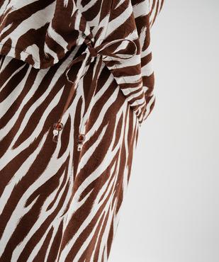 Blouse sans manches ample et fluide en viscose femme grande taille vue4 - GEMO 4G GT - GEMO