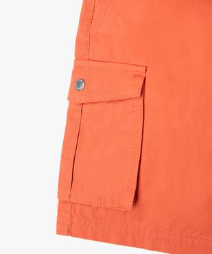 Bermuda cargo Regular en toile garçon vue3 - GEMO 4G GARCON - GEMO