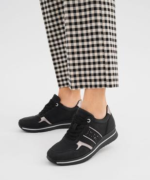 Baskets à lacets avec talon compensé femme - Valentina Baldano vue7 - VALENTINA BALDA - GEMO