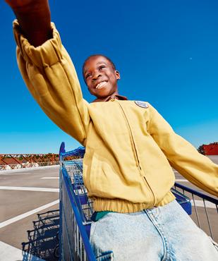 Blouson en coton avec rembourrage fin garçon vue5 - GEMO (ENFANT) - GEMO