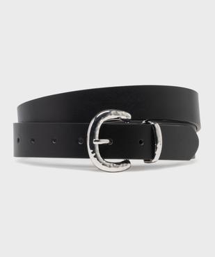 Ceinture classique à boucle martelée femme vue1 - GEMO (ACCESS) - GEMO