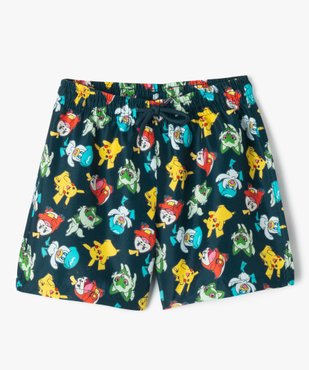 Short de bain à motifs multicolores garçon - Pokemon vue1 - POKEMON - GEMO