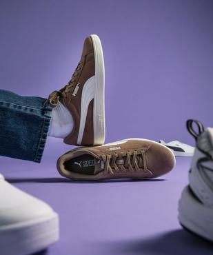 Baskets dessus cuir homme Smash 3.0 - Puma vue1 - PUMA - GEMO