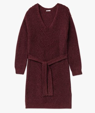 Robe pull en maille pailletée femme vue5 - GEMO(FEMME PAP) - GEMO