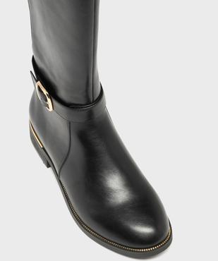 Bottes avec bride cheville et élastique sur la tige femme - Valentina Baldano vue5 - VALENTINA BALDA - GEMO