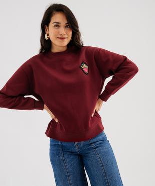 Sweat avec col victorien amovible effet 2-en-1 femme vue2 - GEMO(FEMME PAP) - GEMO