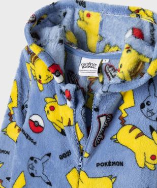 Combinaison pyjama en douillette imprimée garçon - Pokémon vue2 - POKEMON - GEMO