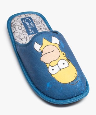 Chaussons homme mules imprimées - Simpsons vue5 - SIMPSONS - GEMO