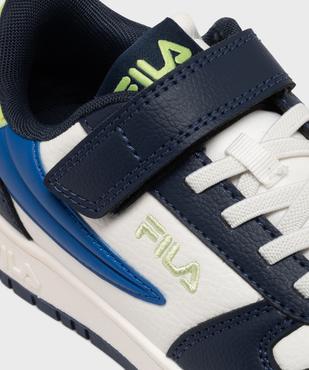 Baskets basses à scratch avec empiècements colorés garçon - Fila vue6 - FILA - GEMO